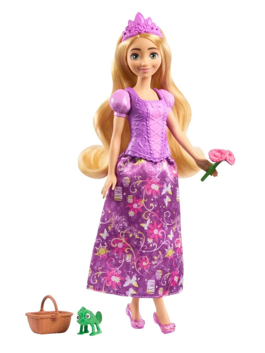 Кукла модельная Arnetta Mattel Disney Принцесса Рапунцель с нарядом высота 27 см JBG09 - фото 5