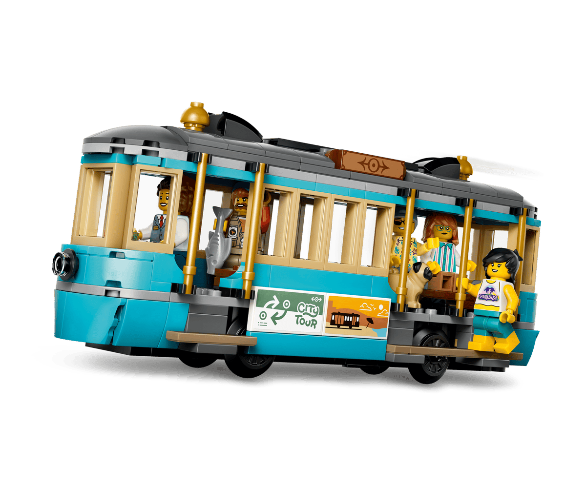 Конструктор LEGO City Классический пляжный трамвай 693 дет. - фото 5