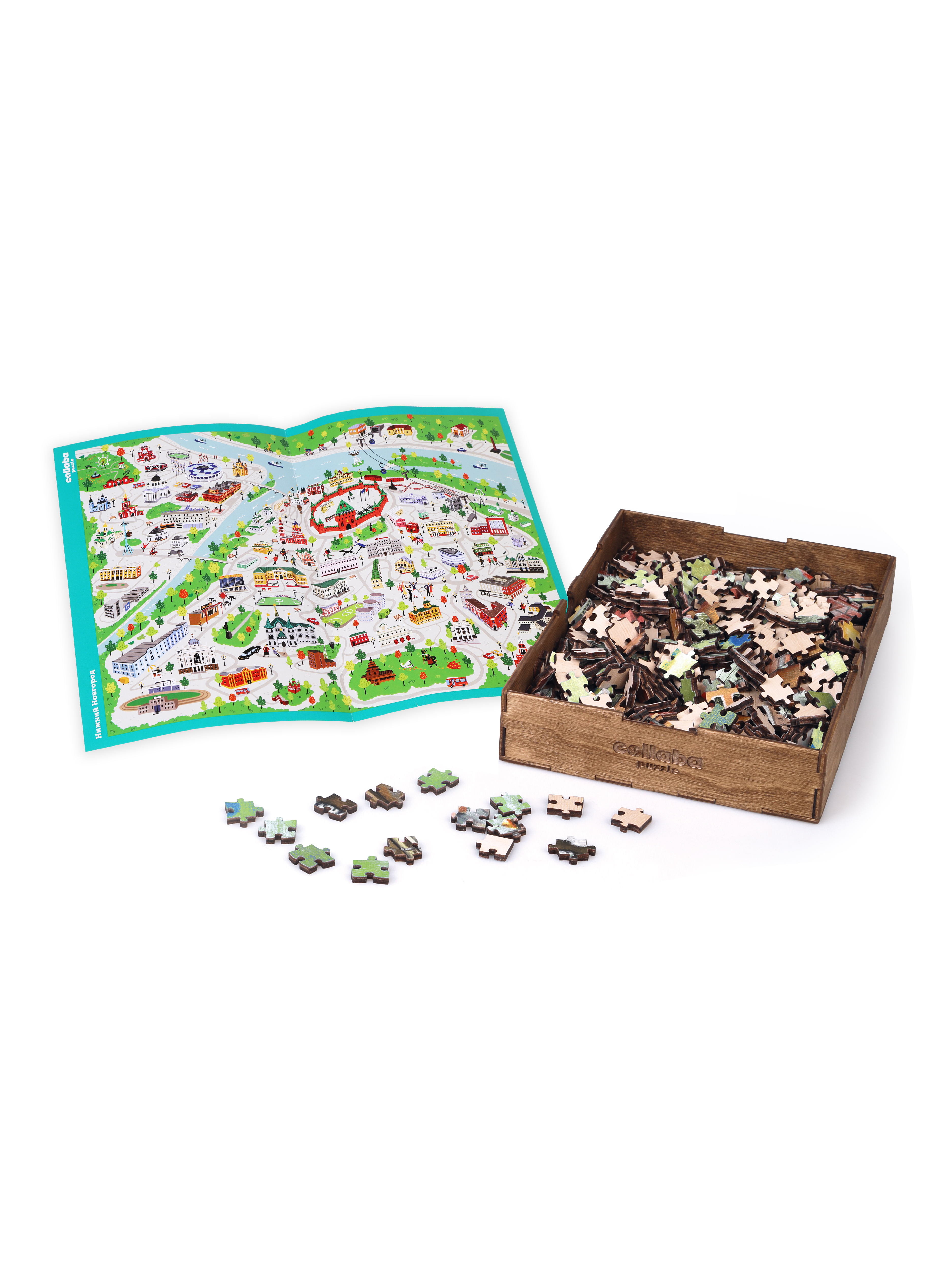 Пазл Collaba puzzle деревянный - фото 7