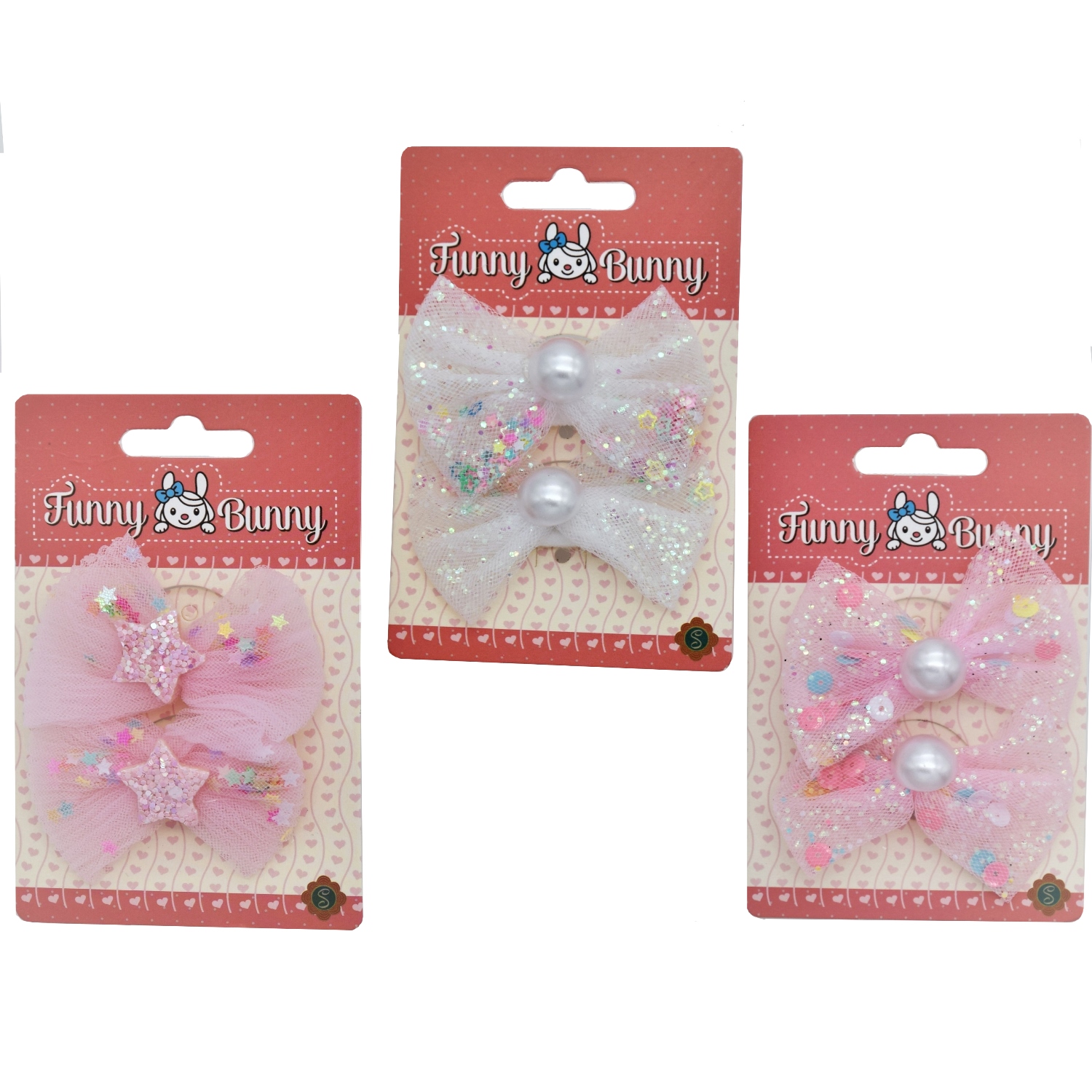 Резинка для волос Funny bunny 2шт в ассортименте NFB1-76 FUNNY BUNNY NFB1-76 - фото 1