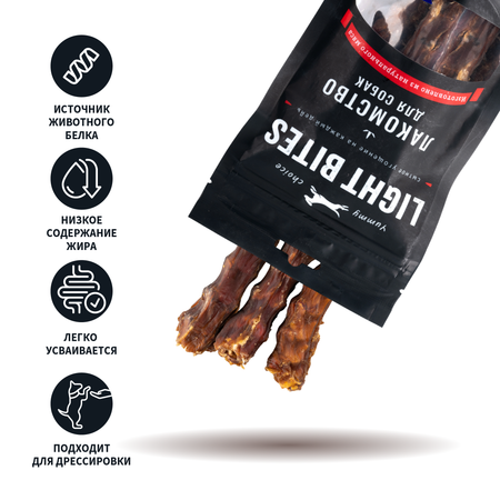 Лакомство для собак LIGHT BITES 55г Утиная шея