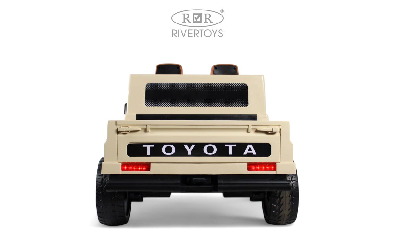 Электромобиль RIVERTOYS E555KX-PICKUP-KHAKI С пультом ДУ - фото 14