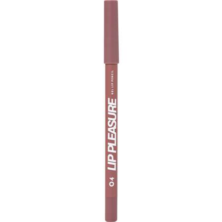 Карандаш для губ Love Generation Lip Pleasure гелевый, стойкий, тон 04 холодный коричневый, 1,35 г