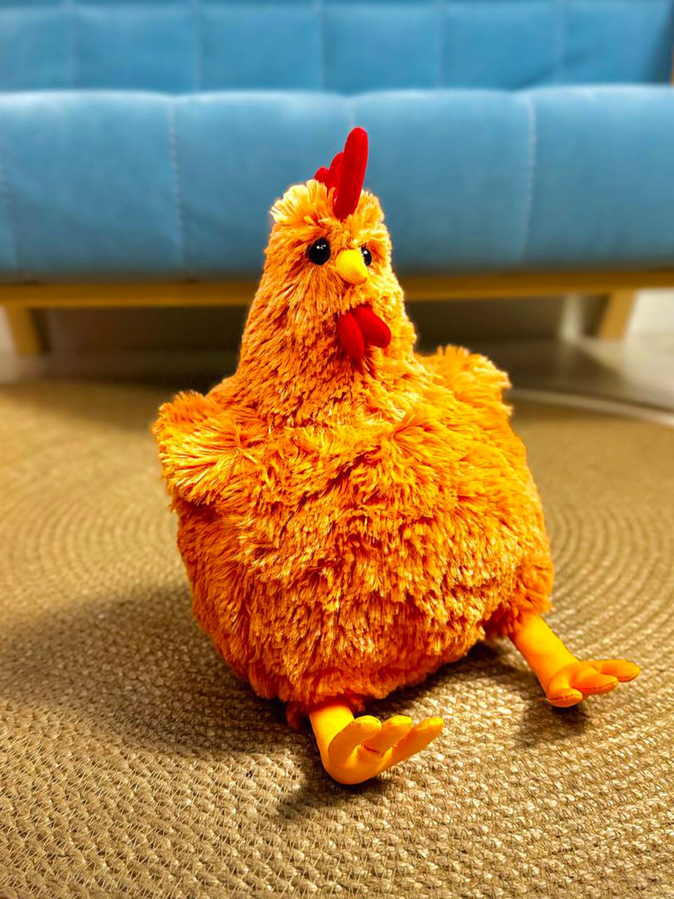Мягкая игрушка реалистичная UDiViSH Курица 23 см - фото 5