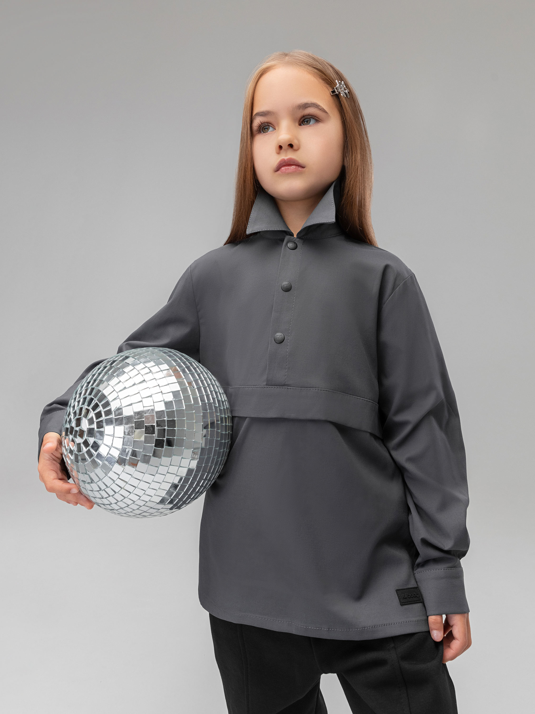 Рубашка Bodo 24-13MU_серый - фото 2