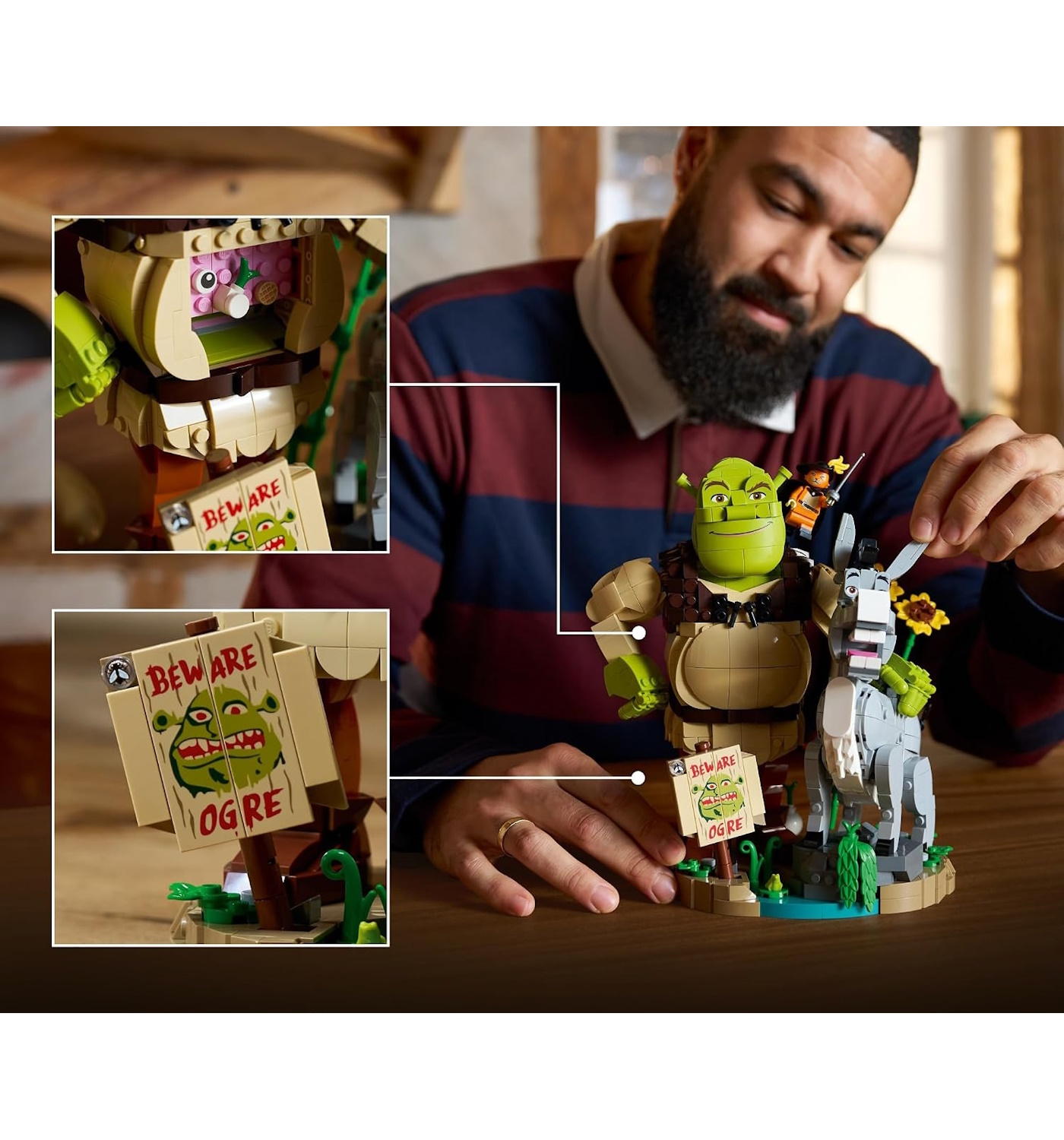 Конструктор LEGO Disney Шрек Осёл и Кот в сапогах 1403 дет. - фото 7