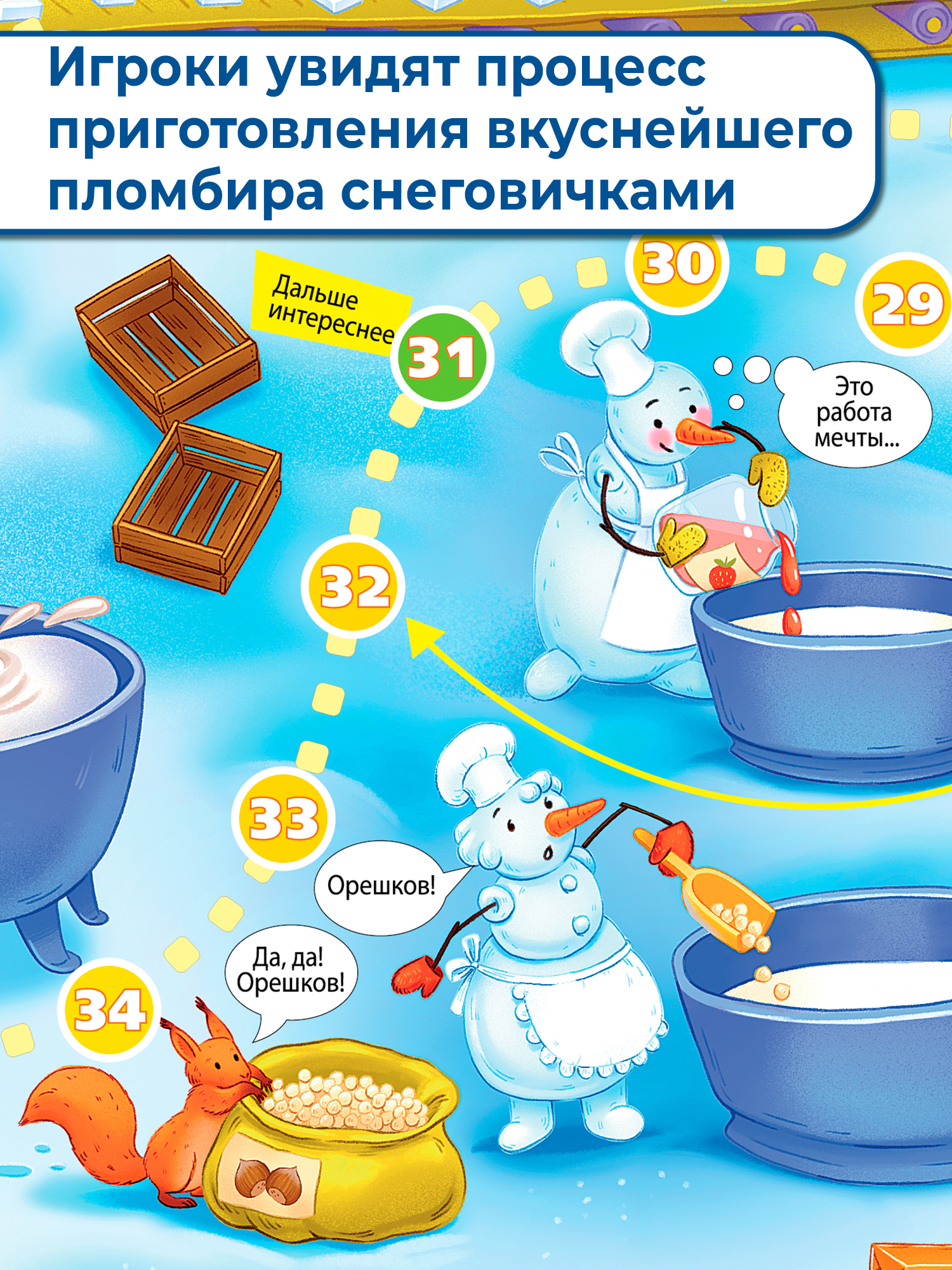 Настольная игра Дрофа-Медиа Ходилки Фабрика мороженого - фото 7