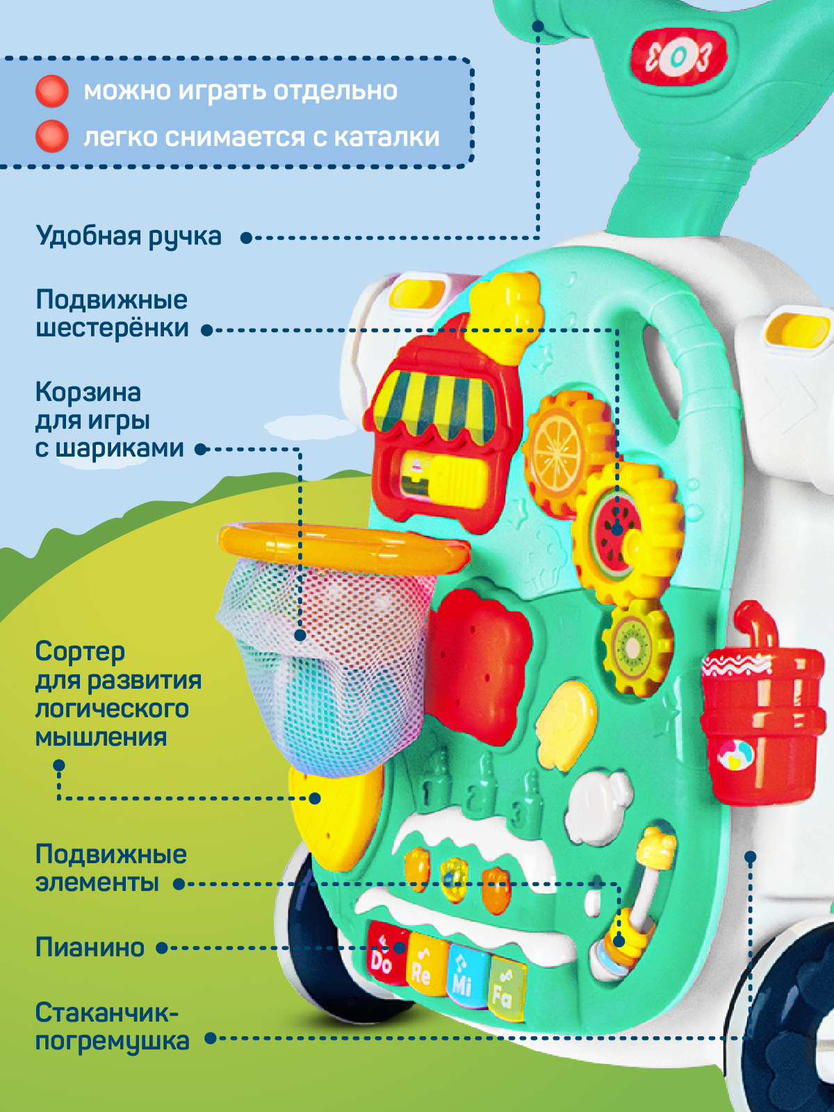 Ходунки Smart Baby - фото 4