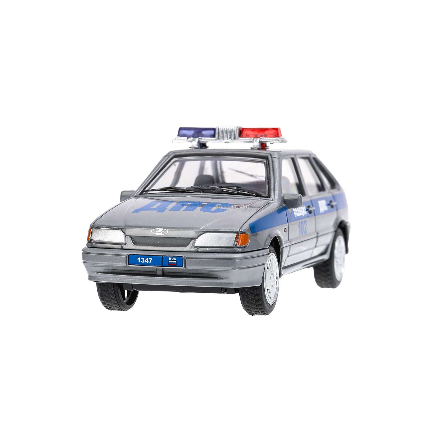 Полицейская машина Технопарк LADA Samara серебряный 384364 - фото 9