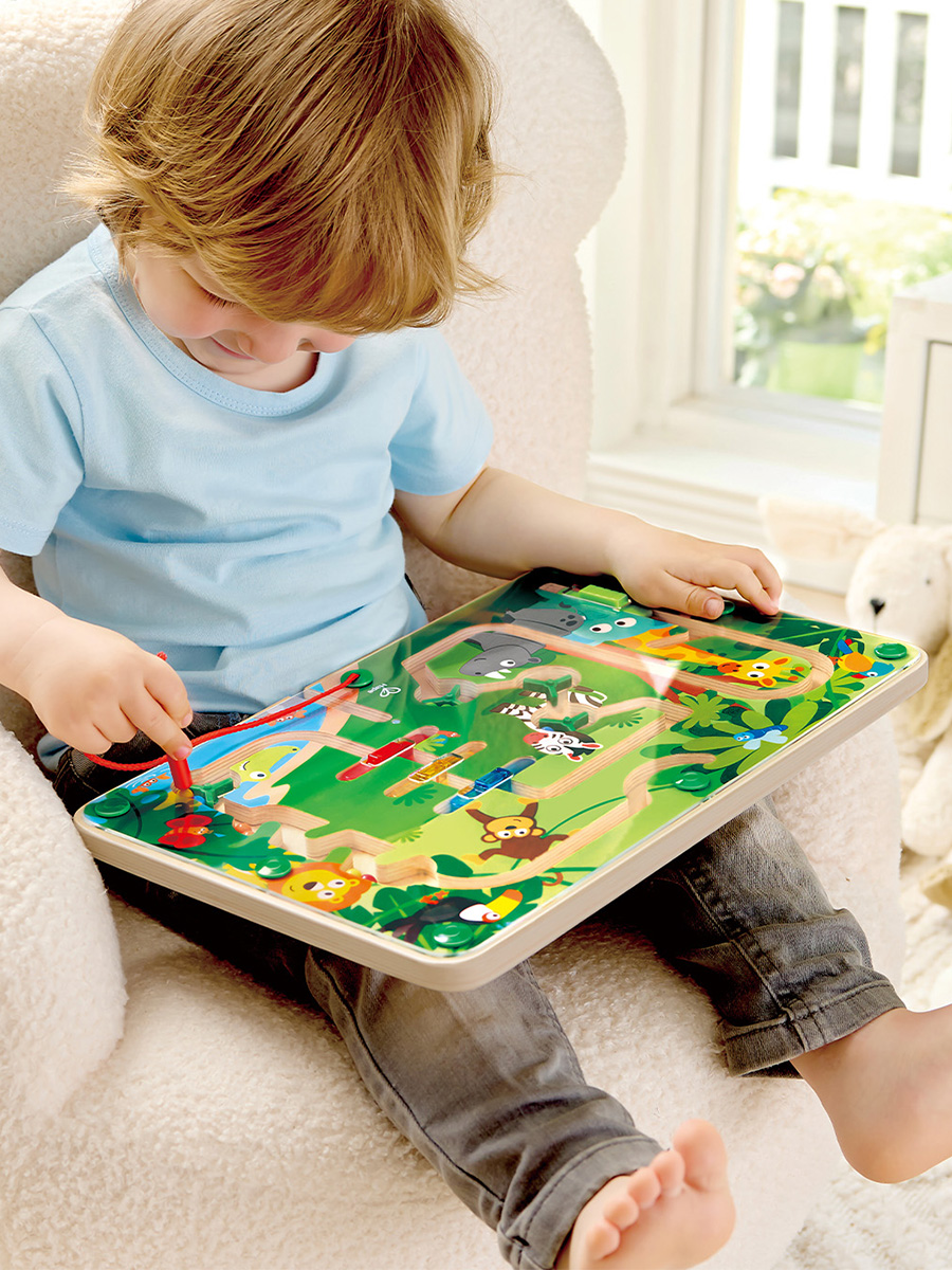 Изображение товара Настольная игра Hape Лабиринт Джунгли для детей