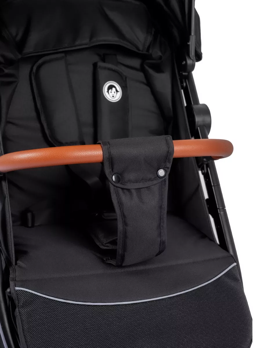 Коляска прогулочная TOMMY City черный - фото 11
