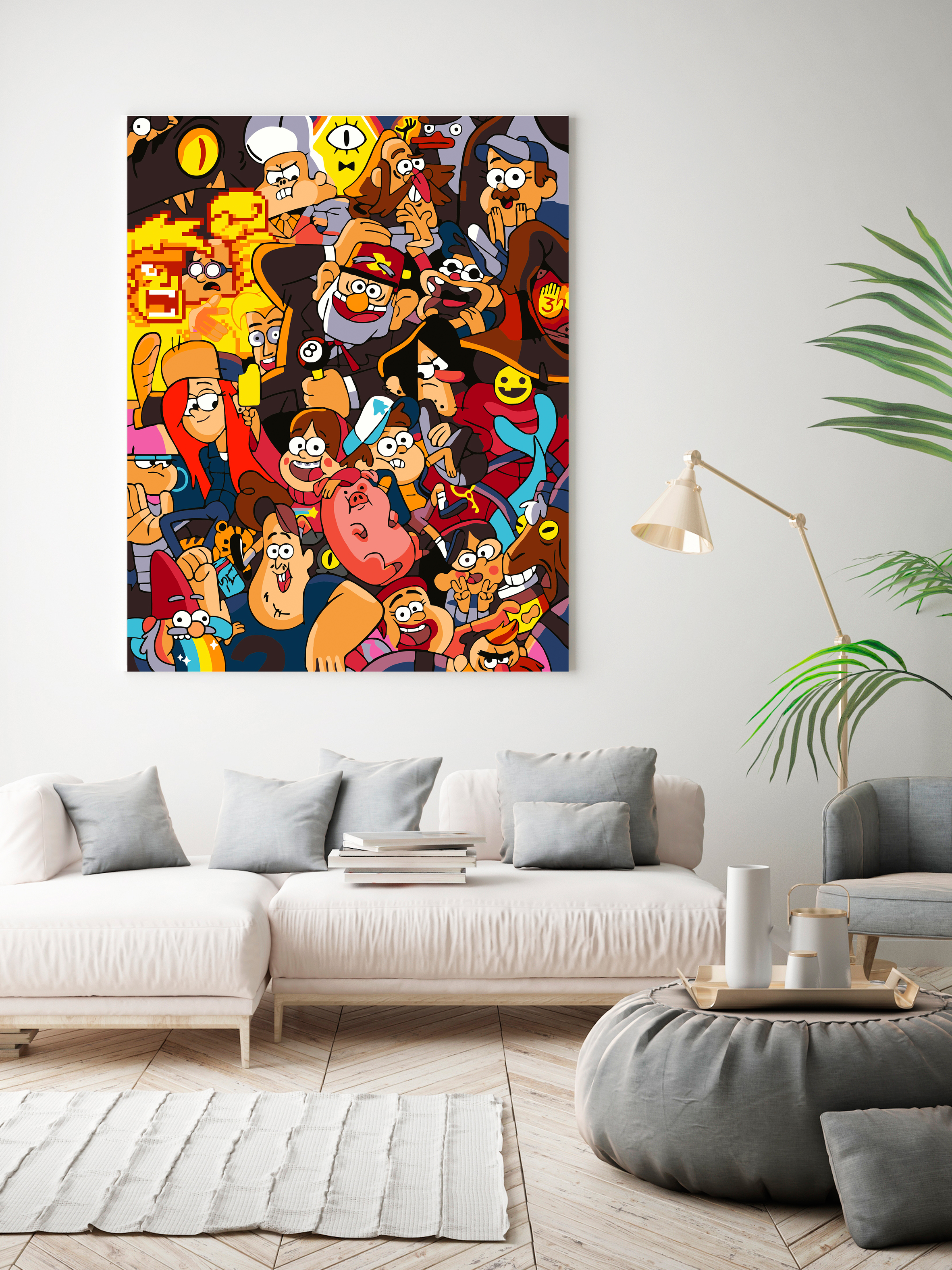 Картина по номерам Art sensation Герои Gravity Falls в ассортименте - фото 3