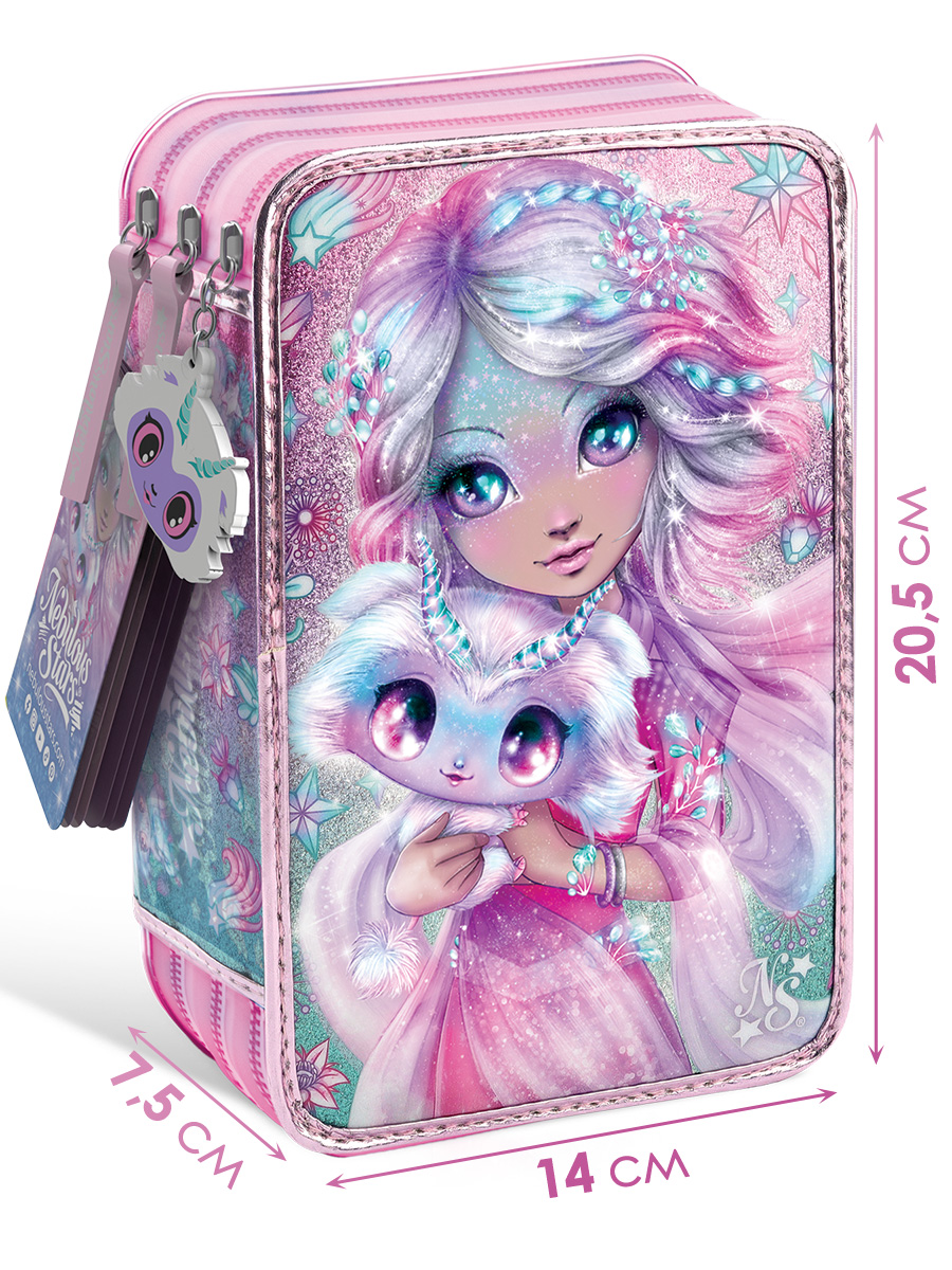 Пенал книжка Nebulous Stars Estrelia (розовый) - фото 4