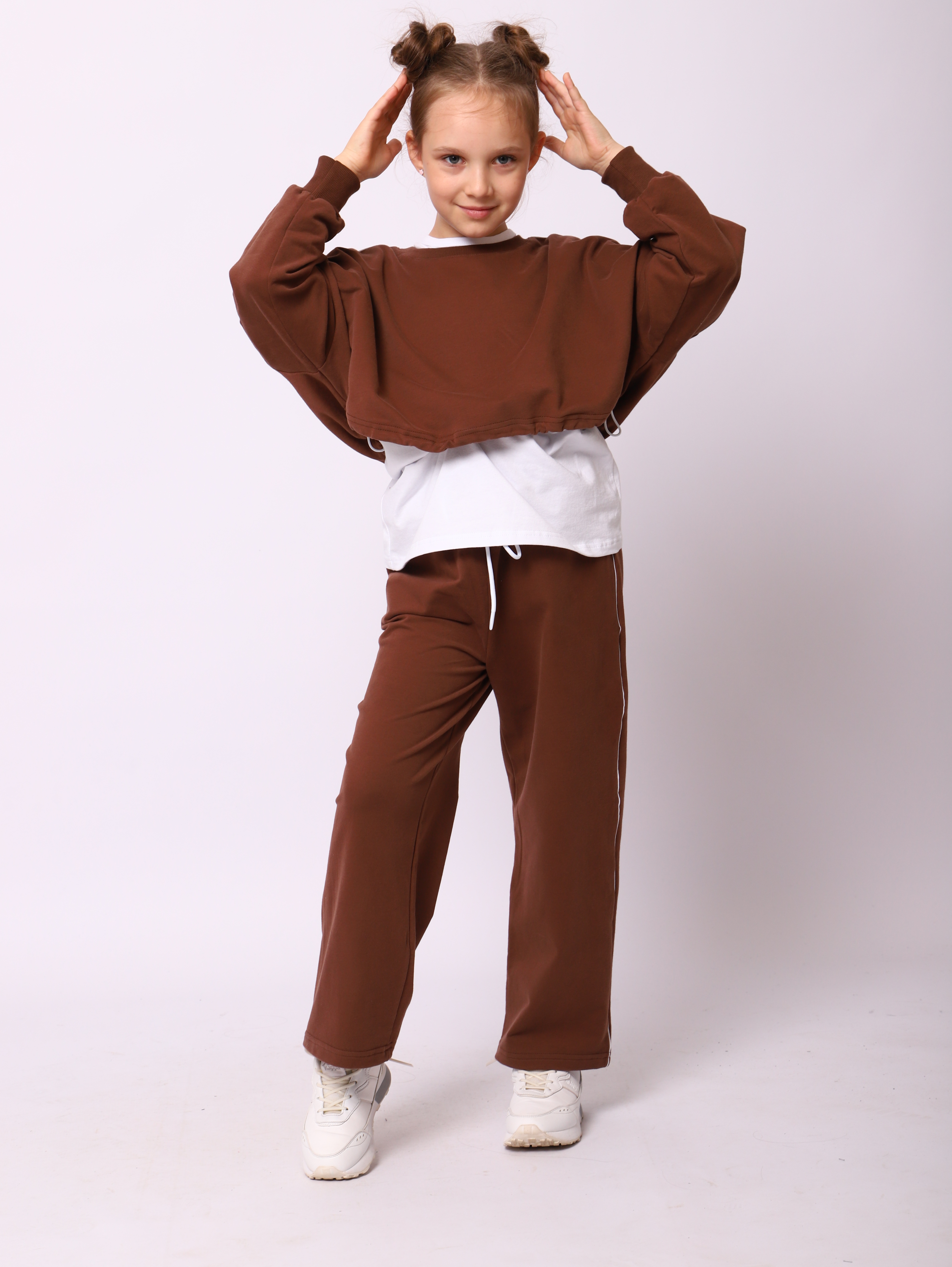 Костюм ЛАДОШКИ Костюм Алексия коричневый - фото 8