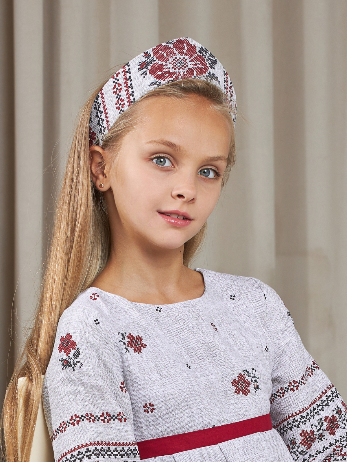 Платье MOUN платье_рогожка_дл/р_орнамент/164-170 - фото 23