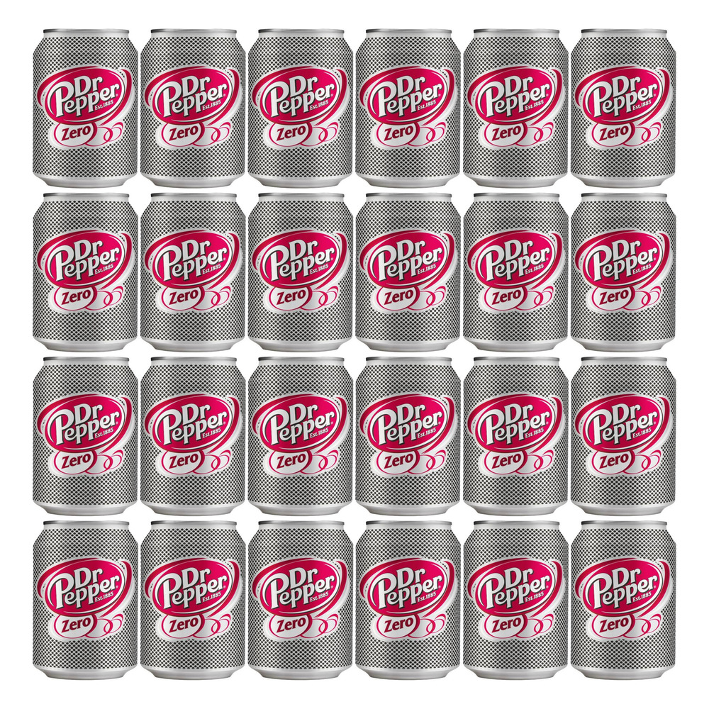 Напиток газированный Dr Pepper Zero 0.33 л 24 штуки - фото 1