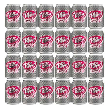 Напиток газированный Dr Pepper Zero 0.33 л 24 штуки