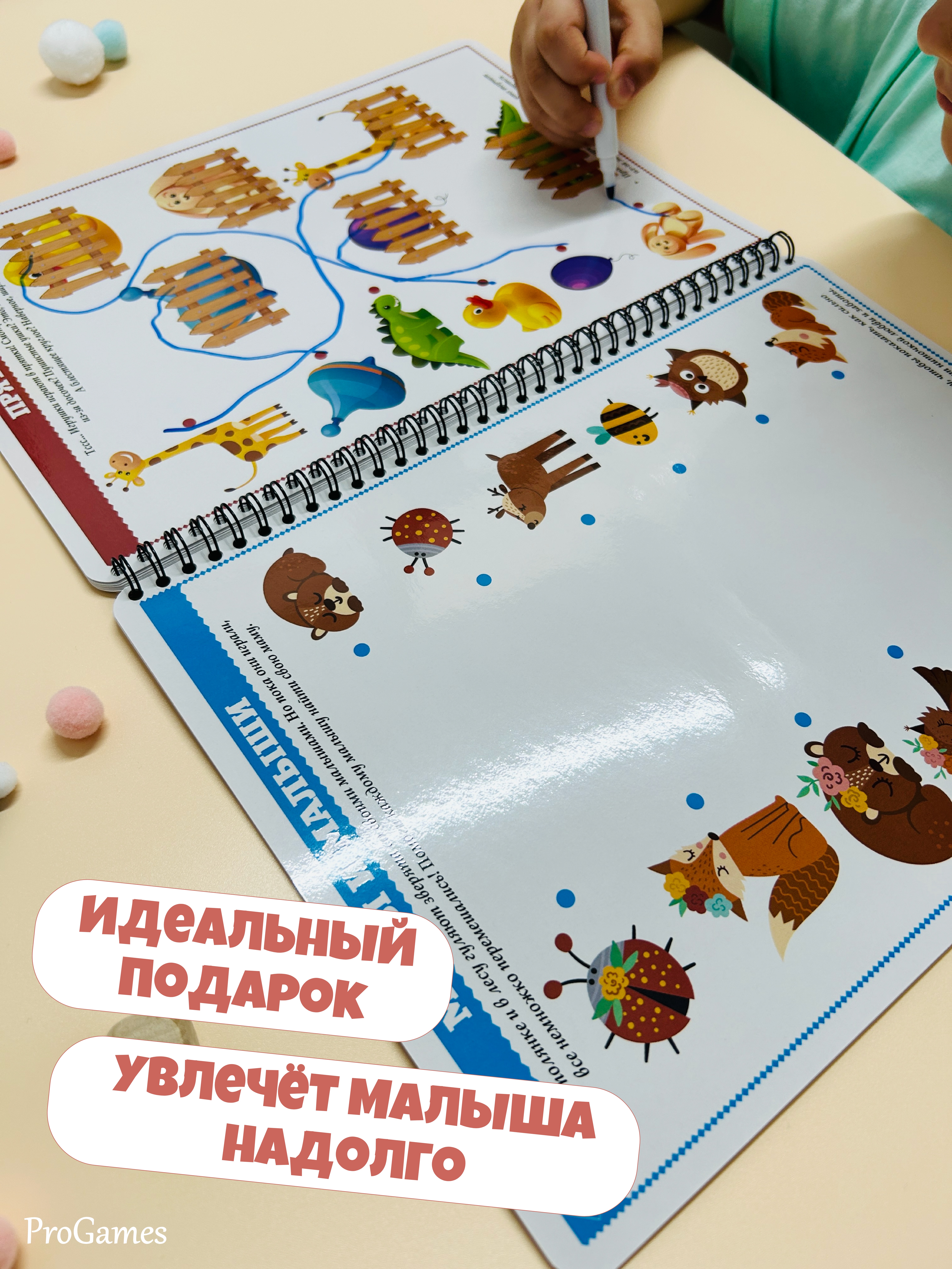 Настольная игра ProGames Пиши и стирай 2-3 года - фото 12