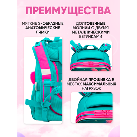 Ранец ПАНДАРОГ Розовые деревья