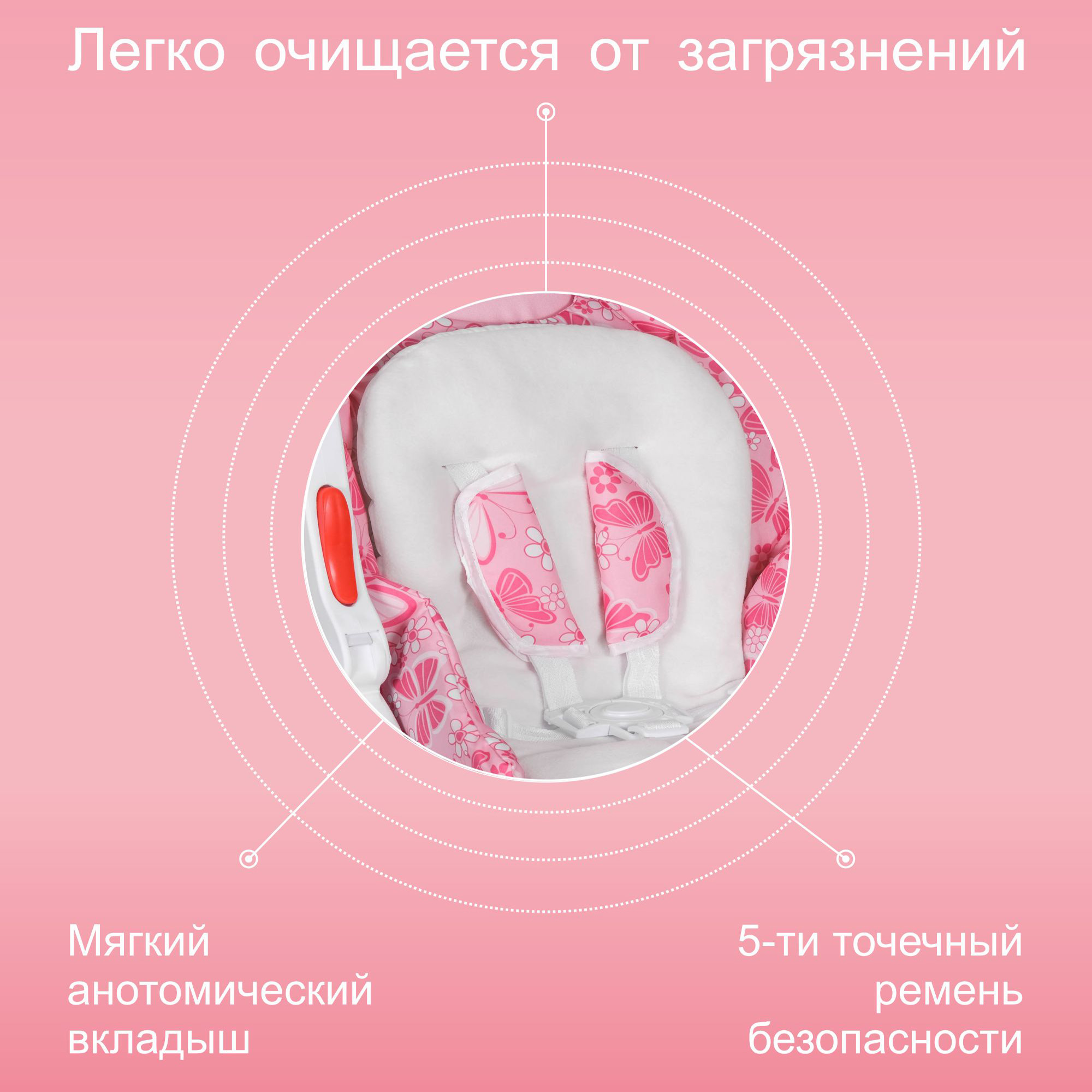 Стульчик для кормления Sweet Baby Magestic - фото 4