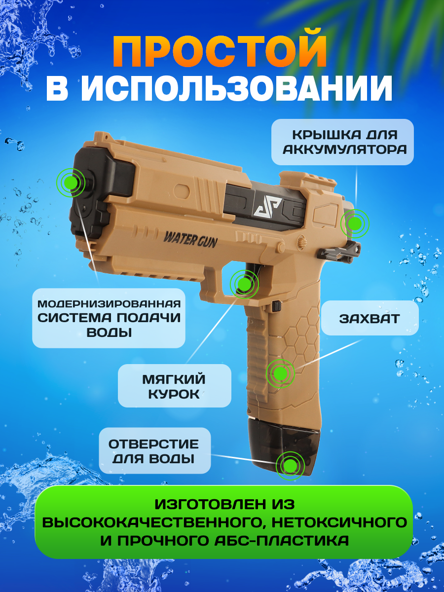 Пистолет водный Рыжий кот - фото 6