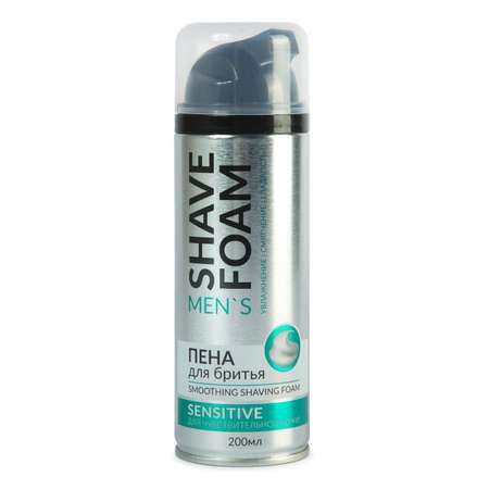 Пена для бритья Aero-pro Shave Foam Sensitive для чувствительной кожи 200мл