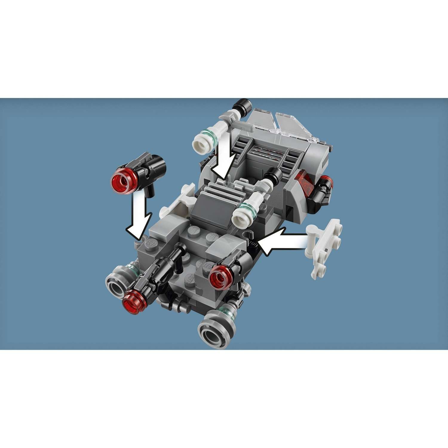 Конструктор LEGO Star Wars Спидер Первого ордена блочный - фото 6