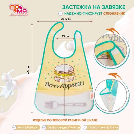 Нагрудник Пома клеенка 1 шт.