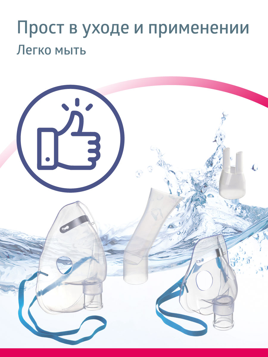 Ингалятор B.Well MED-120 медицинский - фото 11