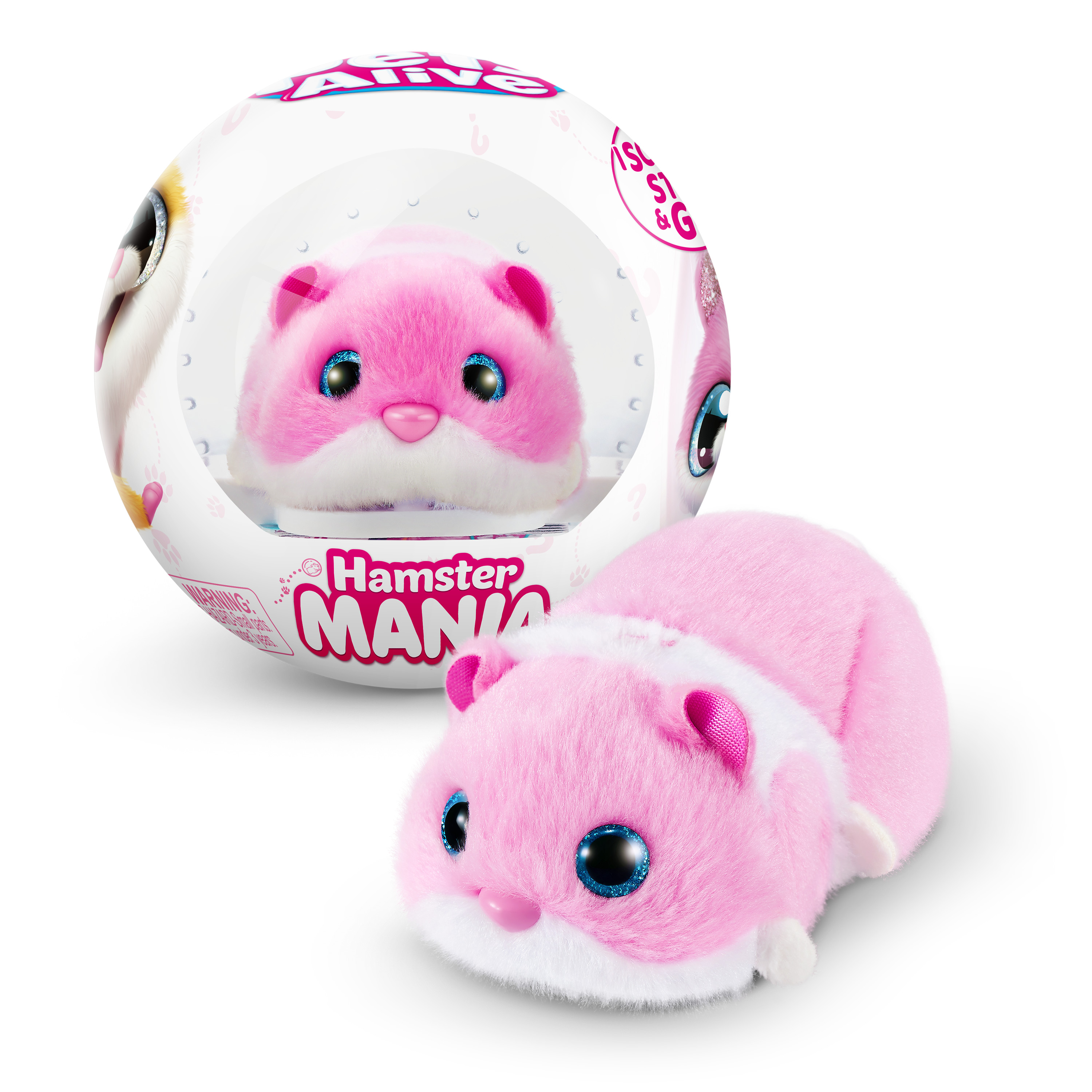 Мягкая игрушка Zuru Pets Alive хомяк Hamstermania Шар - фото 11
