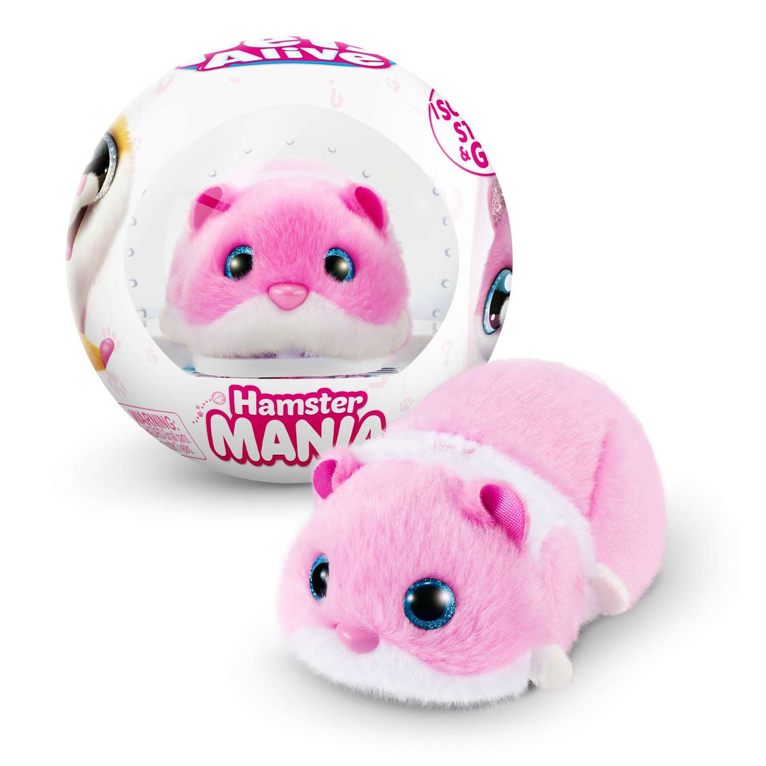 Мягкая игрушка Zuru Pets Alive хомяк Hamstermania Шар - фото 11