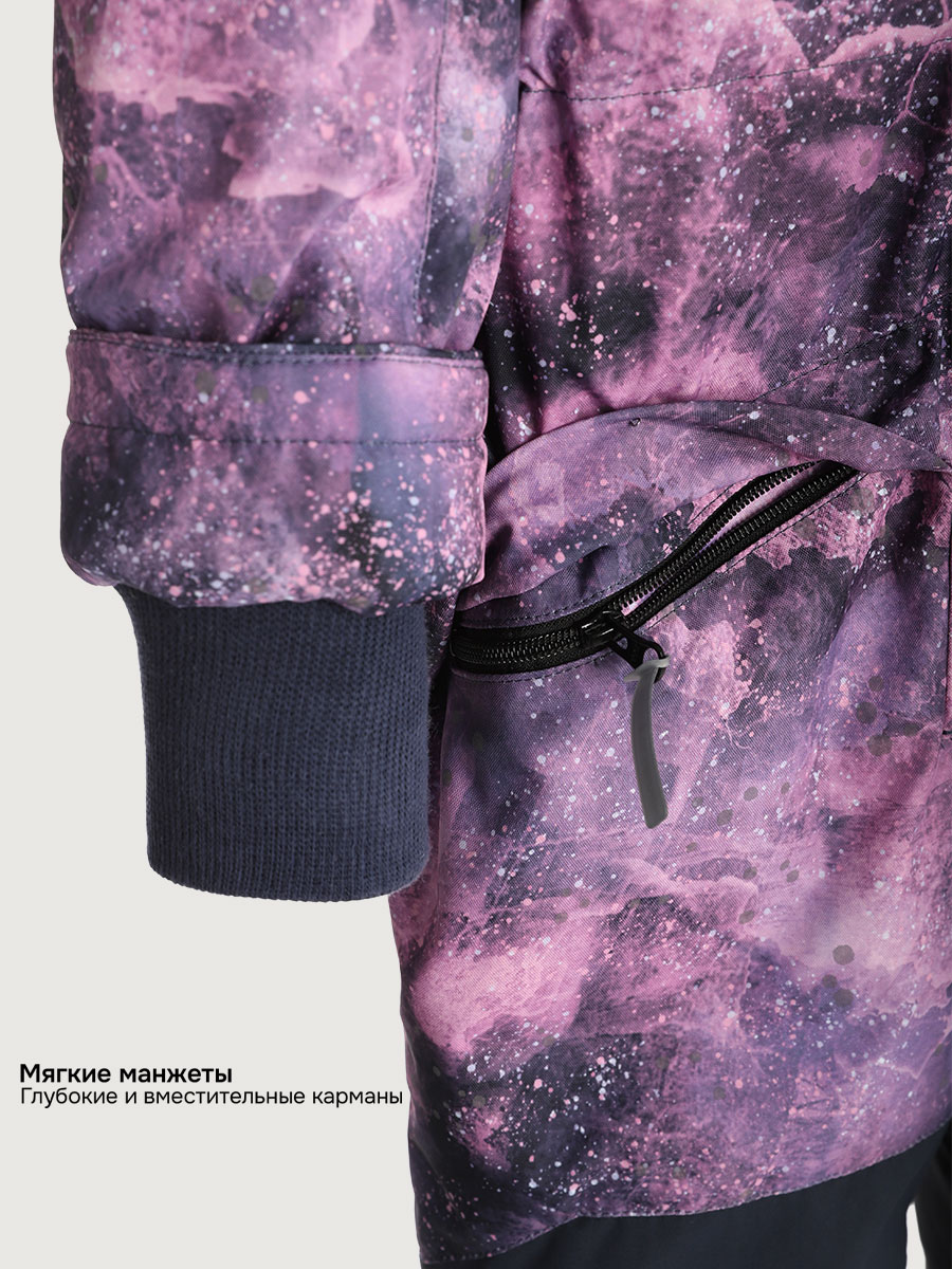 Комбинезон NIKASTYLE 8з3625 сухая роза/графит - фото 9