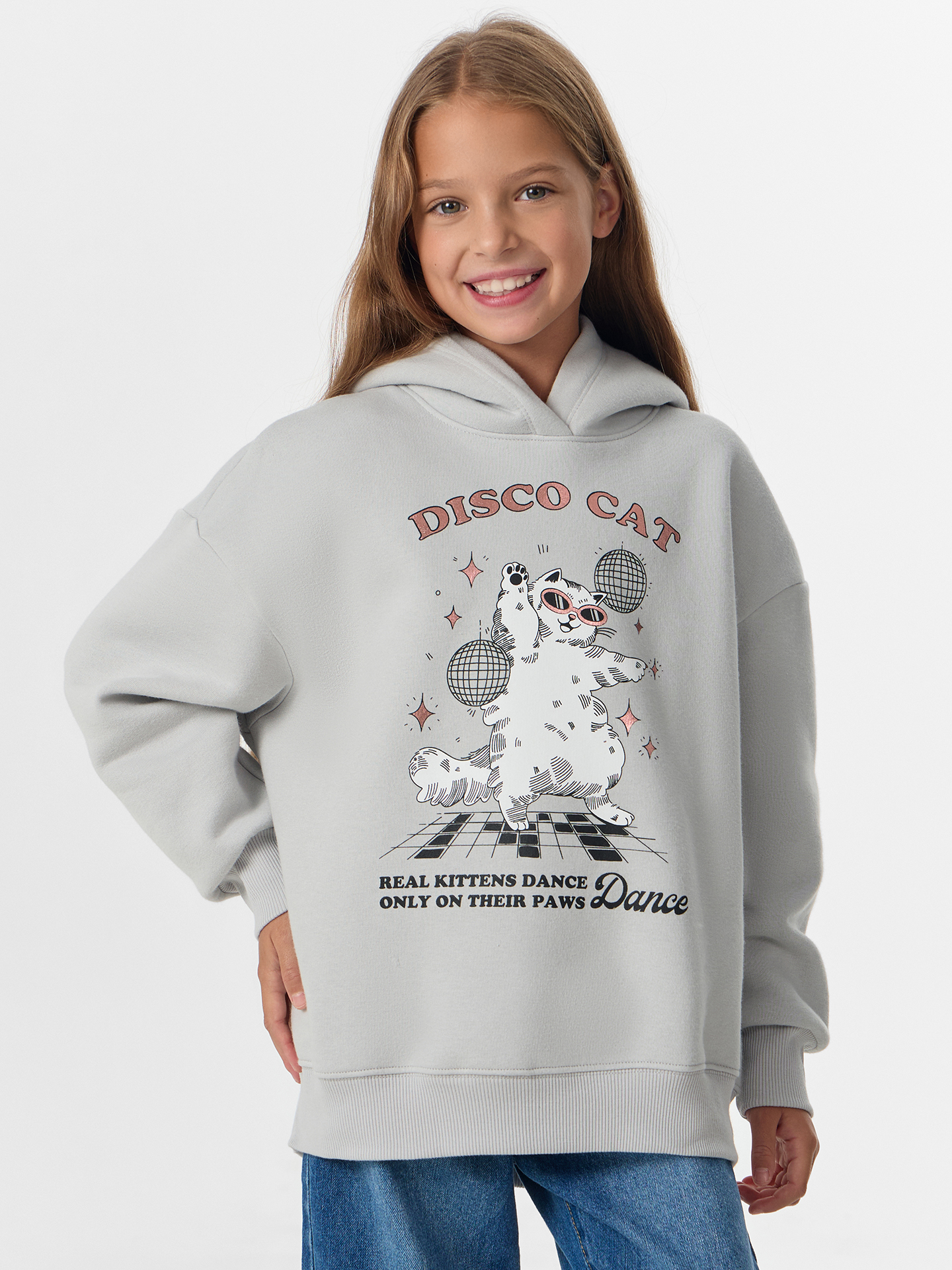 Худи Mark Formelle (Марк Формэль) 127886/св.серый +печать1 - фото 1