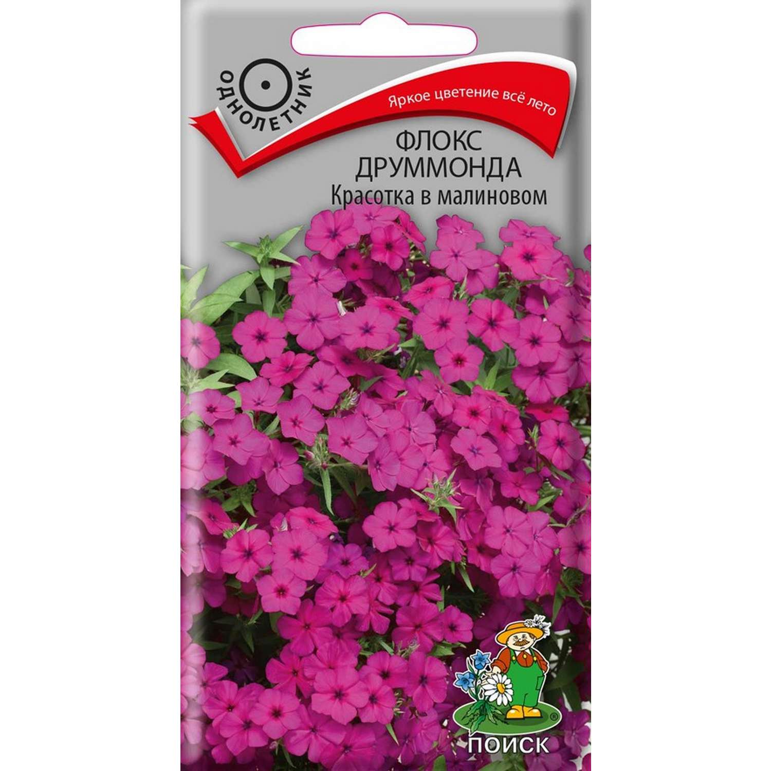 Флокс друммонда Красотка в малиновом 0.1г - фото 1