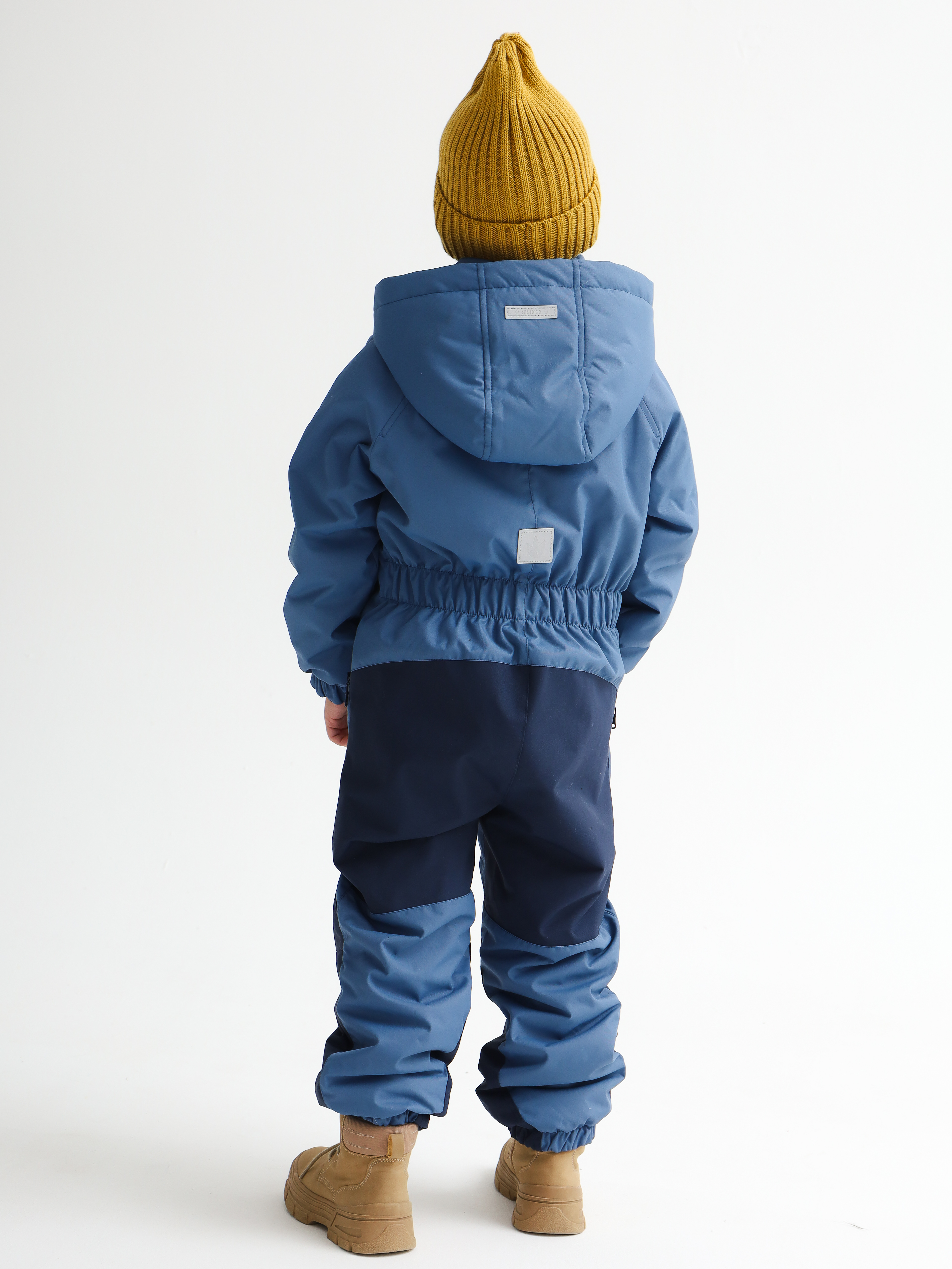 Комбинезон MINIDINO B-VO-Kmb-102/1Комбинезон демисезонный 3.0 деним детский - фото 4