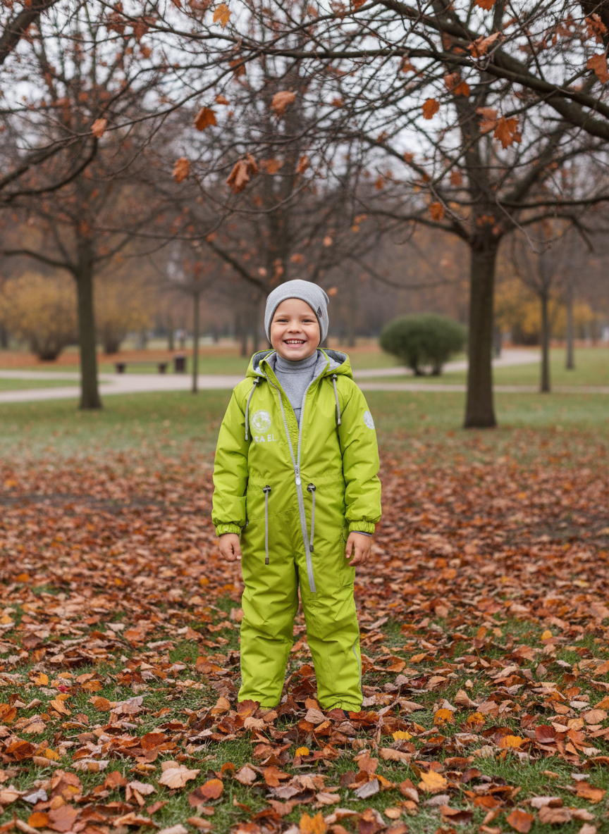 Комбинезон Arctic kids 30-029 салат - фото 2