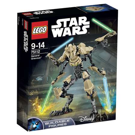 Конструктор LEGO Star Wars General Grievous блочный