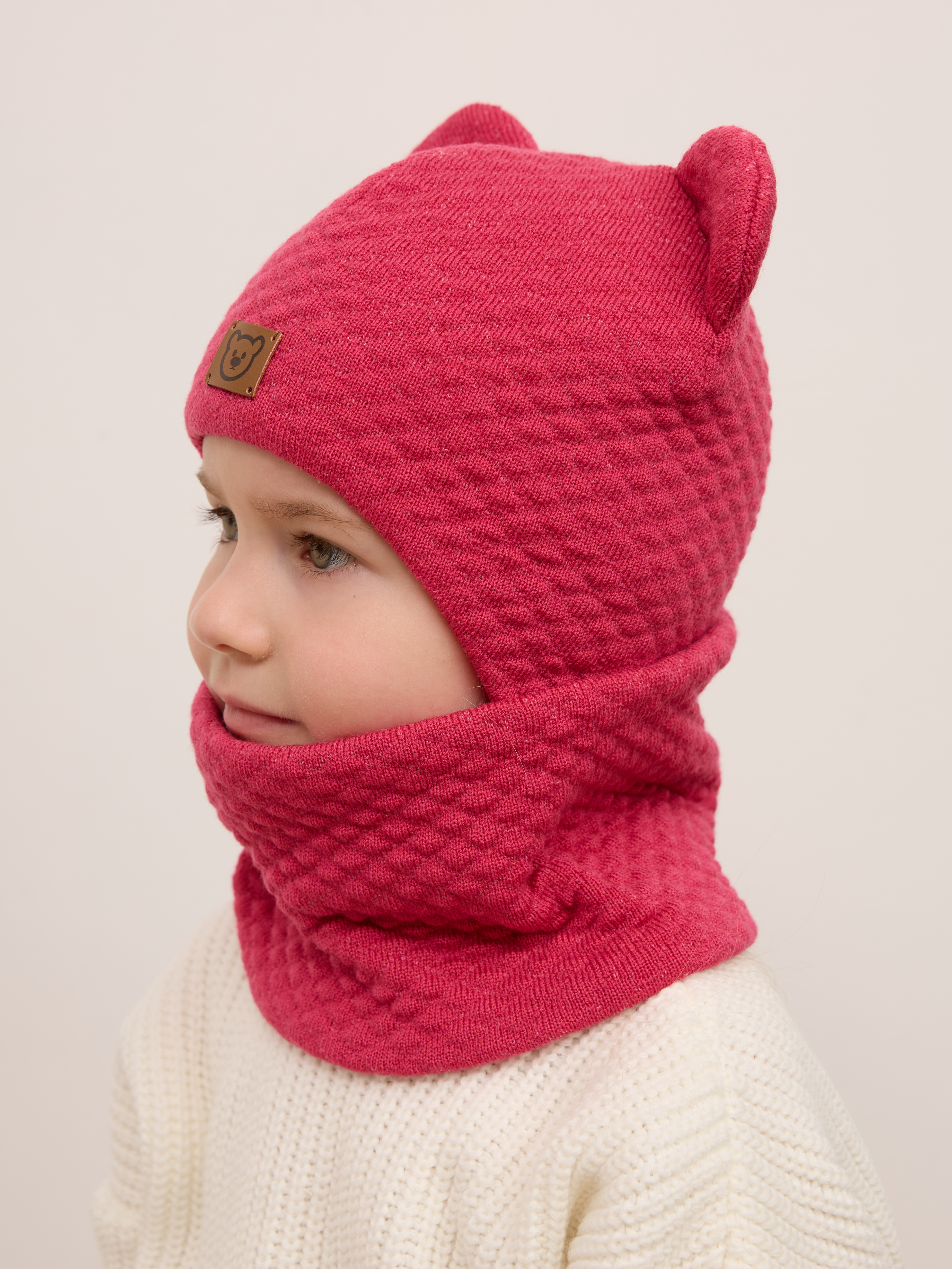 Шапка и снуд Starkoff Kids Д701856 - фото 3