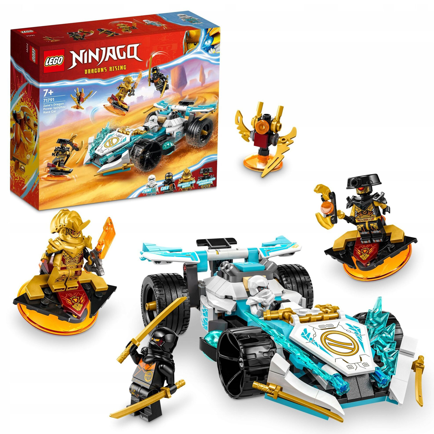 Конструктор LEGO NINJAGO Сила дракона Зейна - машина - фото 1