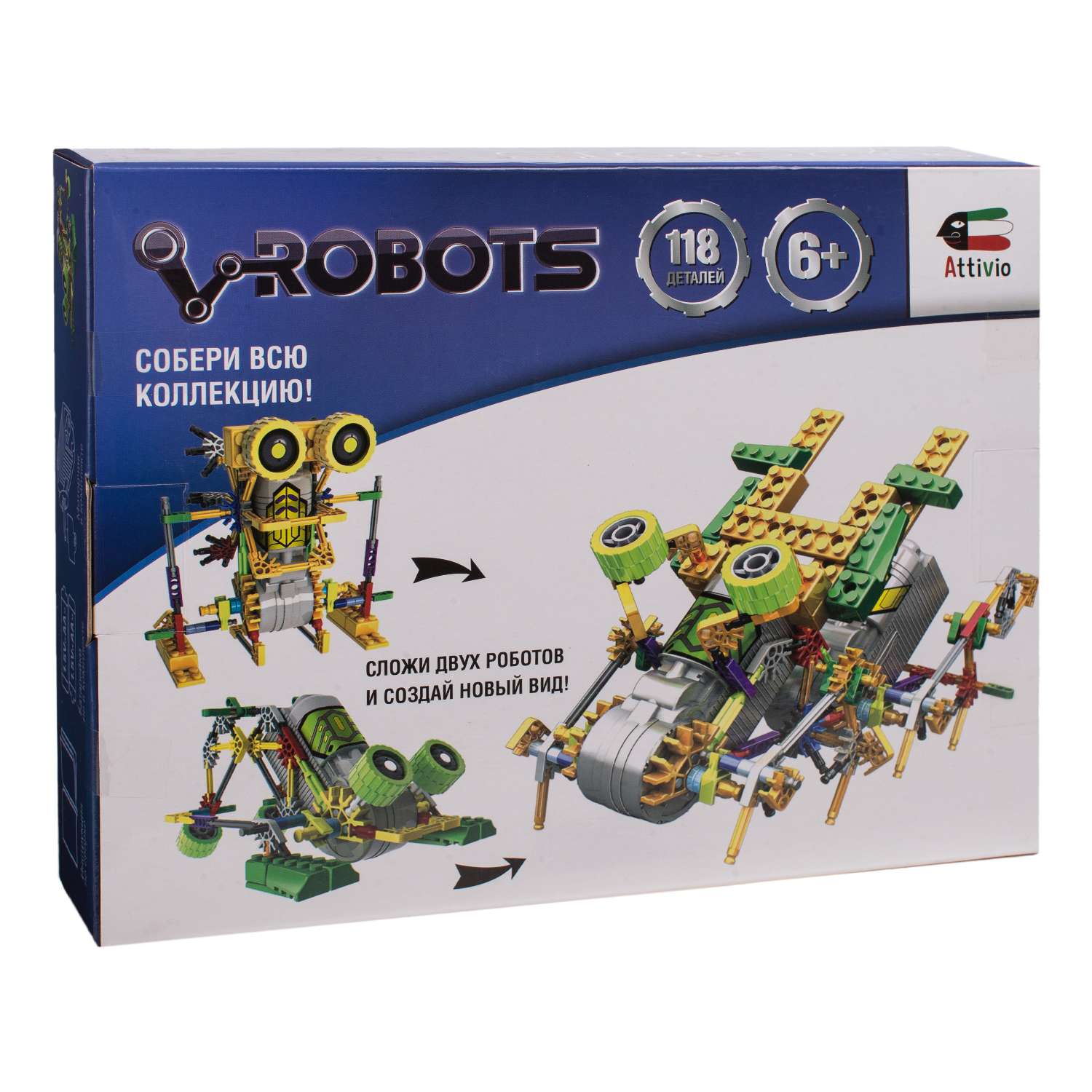 Конструктор Attivio Лягушка-робот сборная игровая модель - фото 2