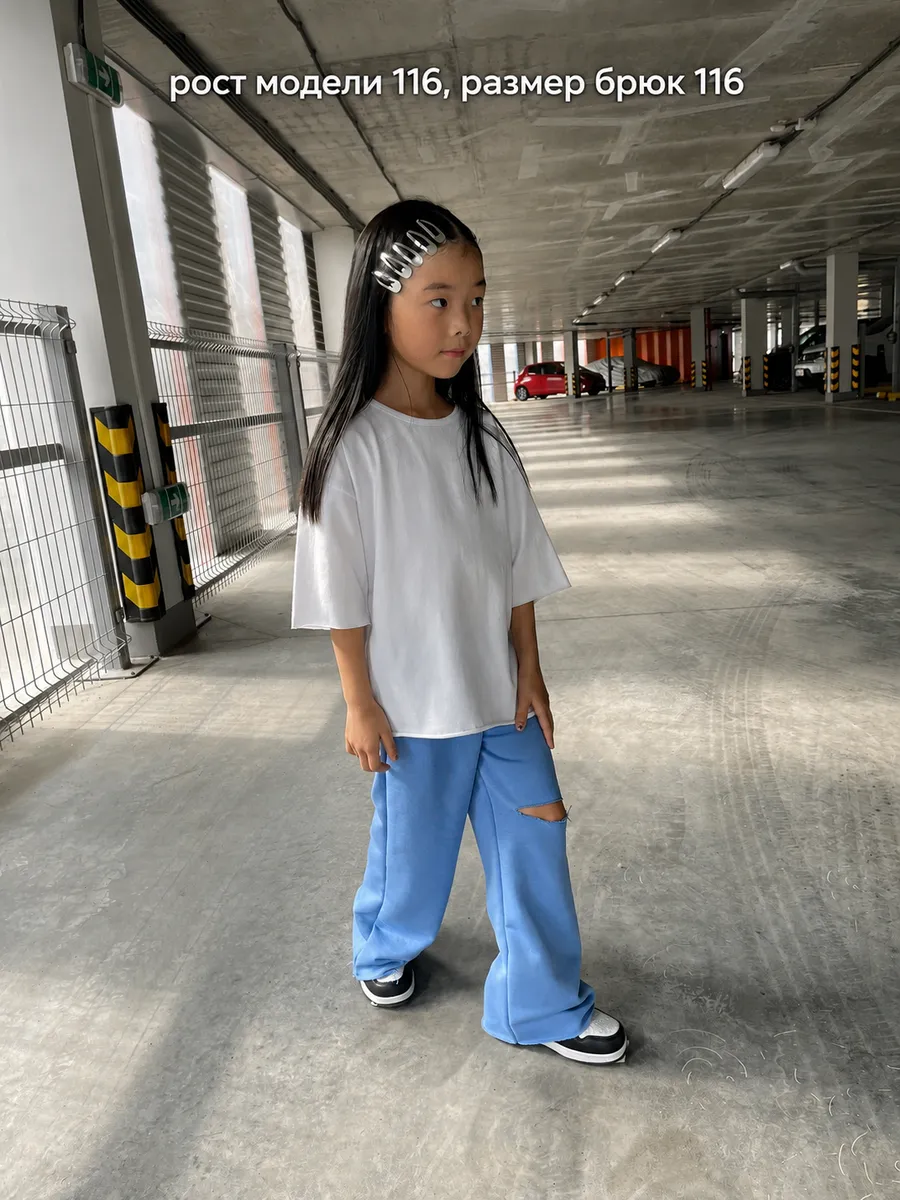 Брюки ROOMY ESSENCE STREETjog/blue - фото 11