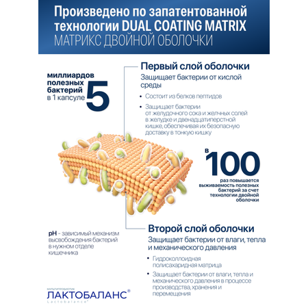 Мультипробиотик Лактобаланс 28 капсул