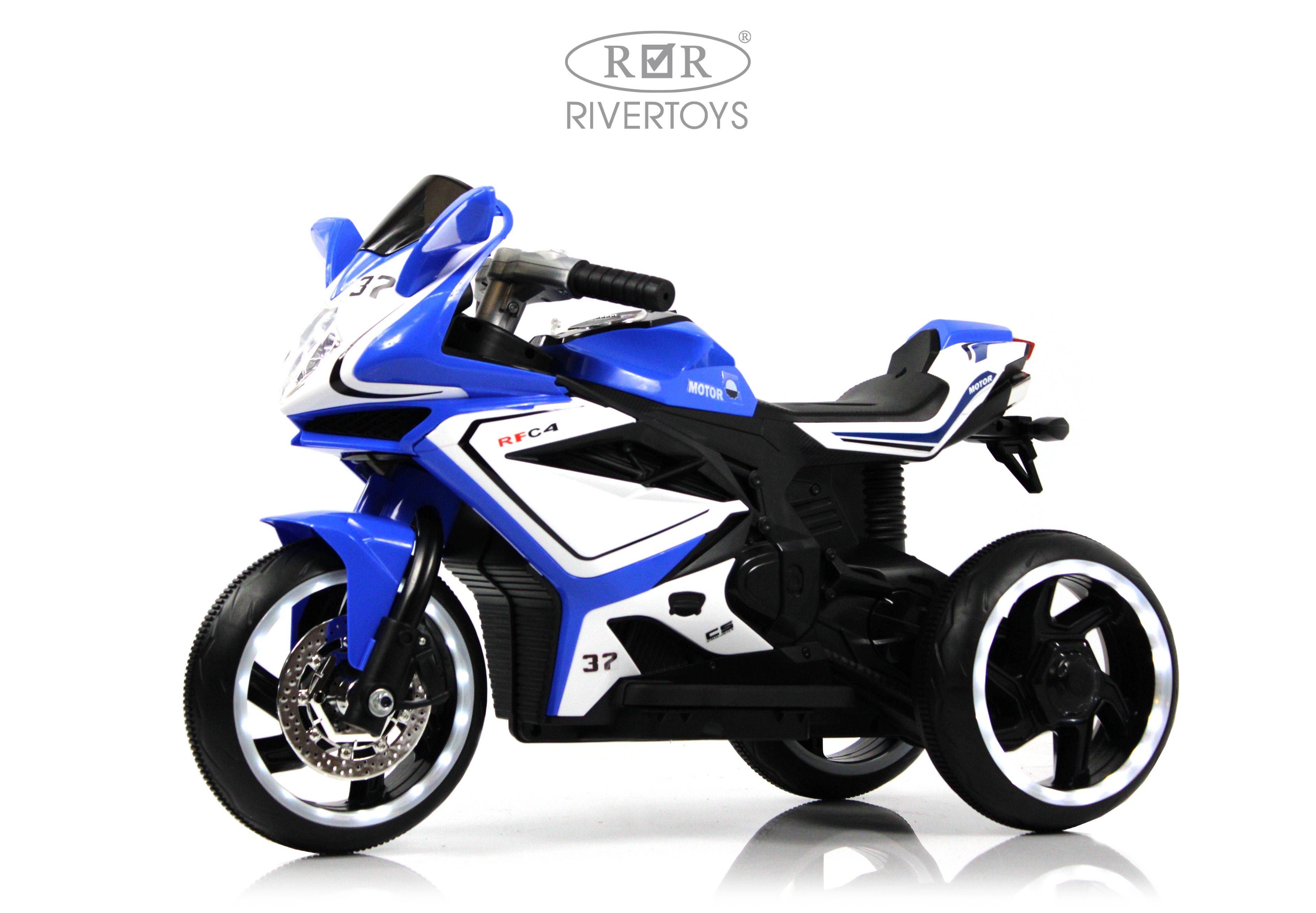 Электромобиль RIVERTOYS K222AM-BLUE - фото 9