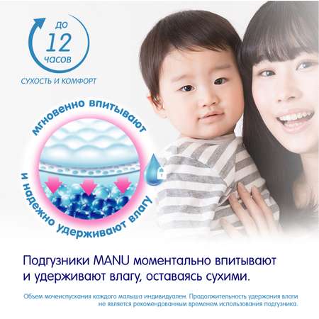 Трусики MANU XXL (15+ кг) 44 шт.