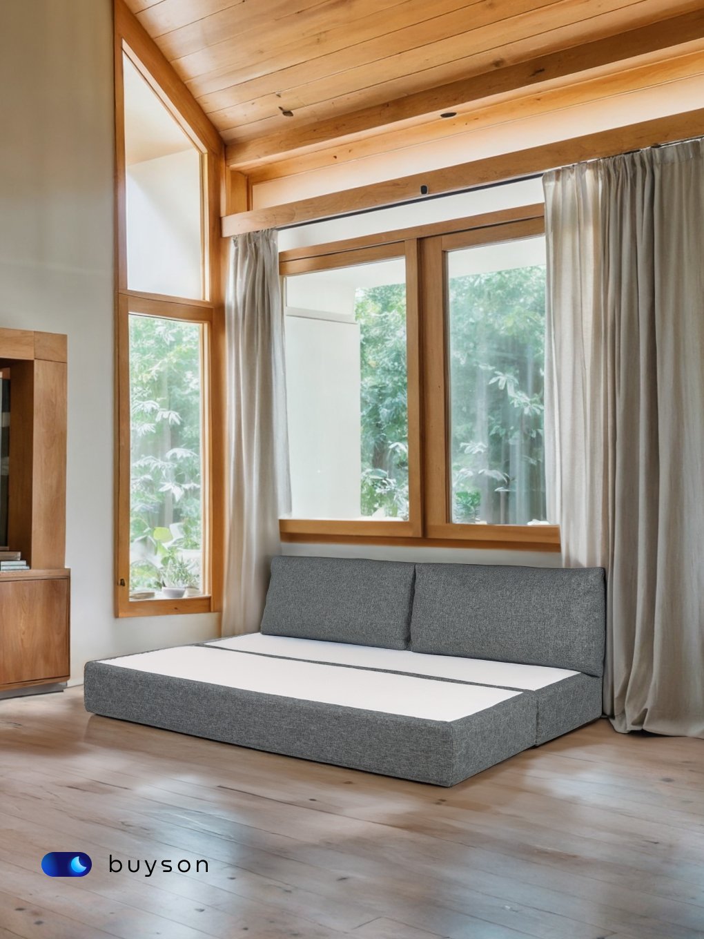 Диван buyson BuyDream серый - фото 14