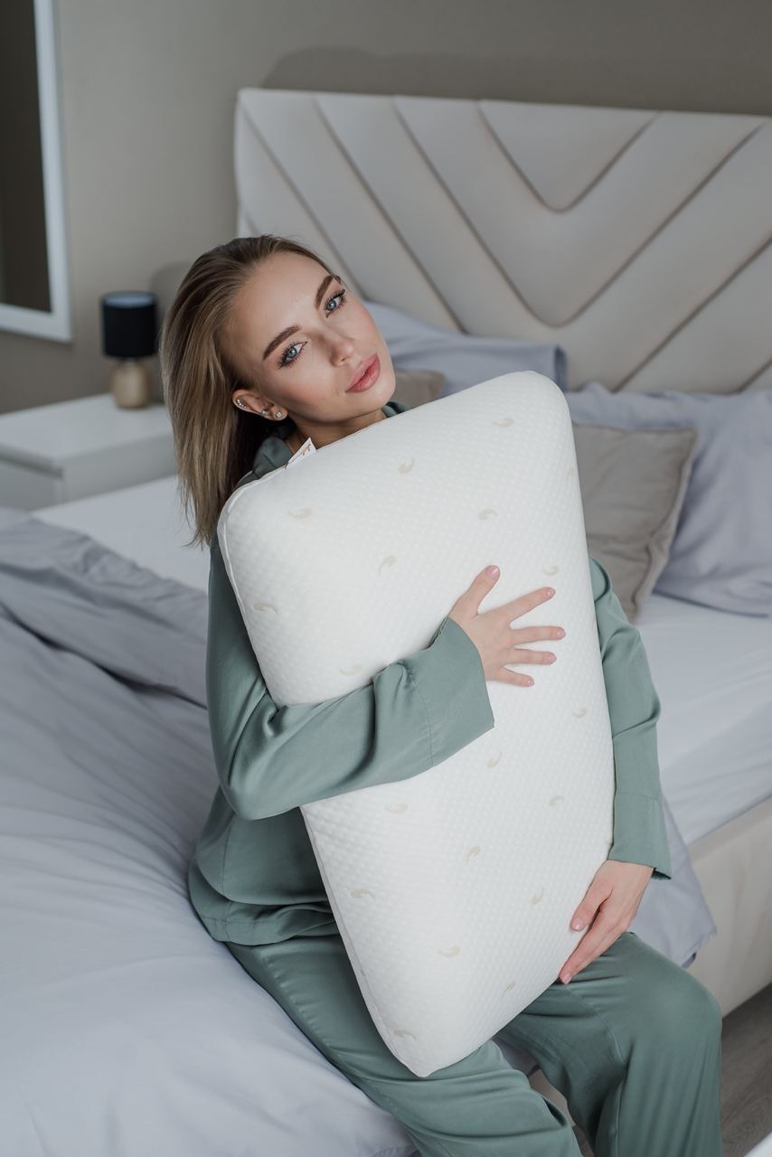 Анатомическая подушка Asvetida Light 50*70 c эффектом памяти Memory Foam - фото 9