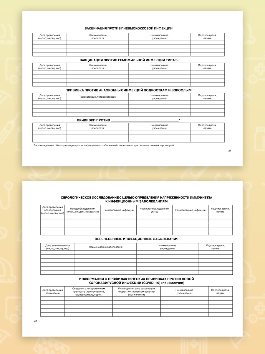 Амбулаторная карта Озорные щенки А5 144 листа 200х140мм - фото 15