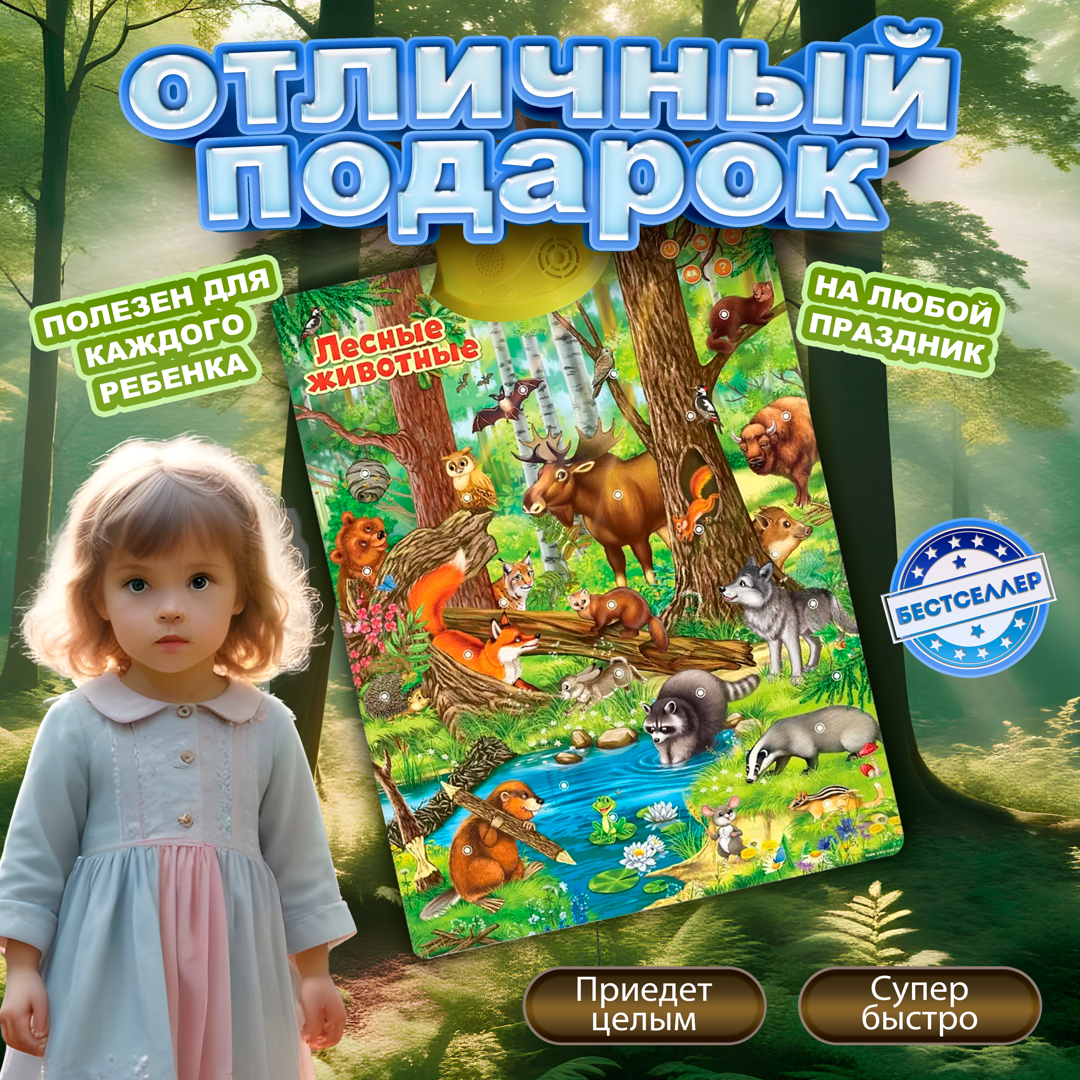 Игрушка Бестселлер развивающий центр Детская развивающая игра - фото 15