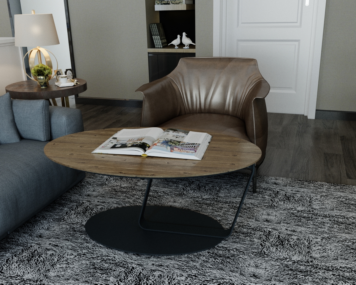 Стол журнальный LAVARIS Лисмор орех светлый - фото 12