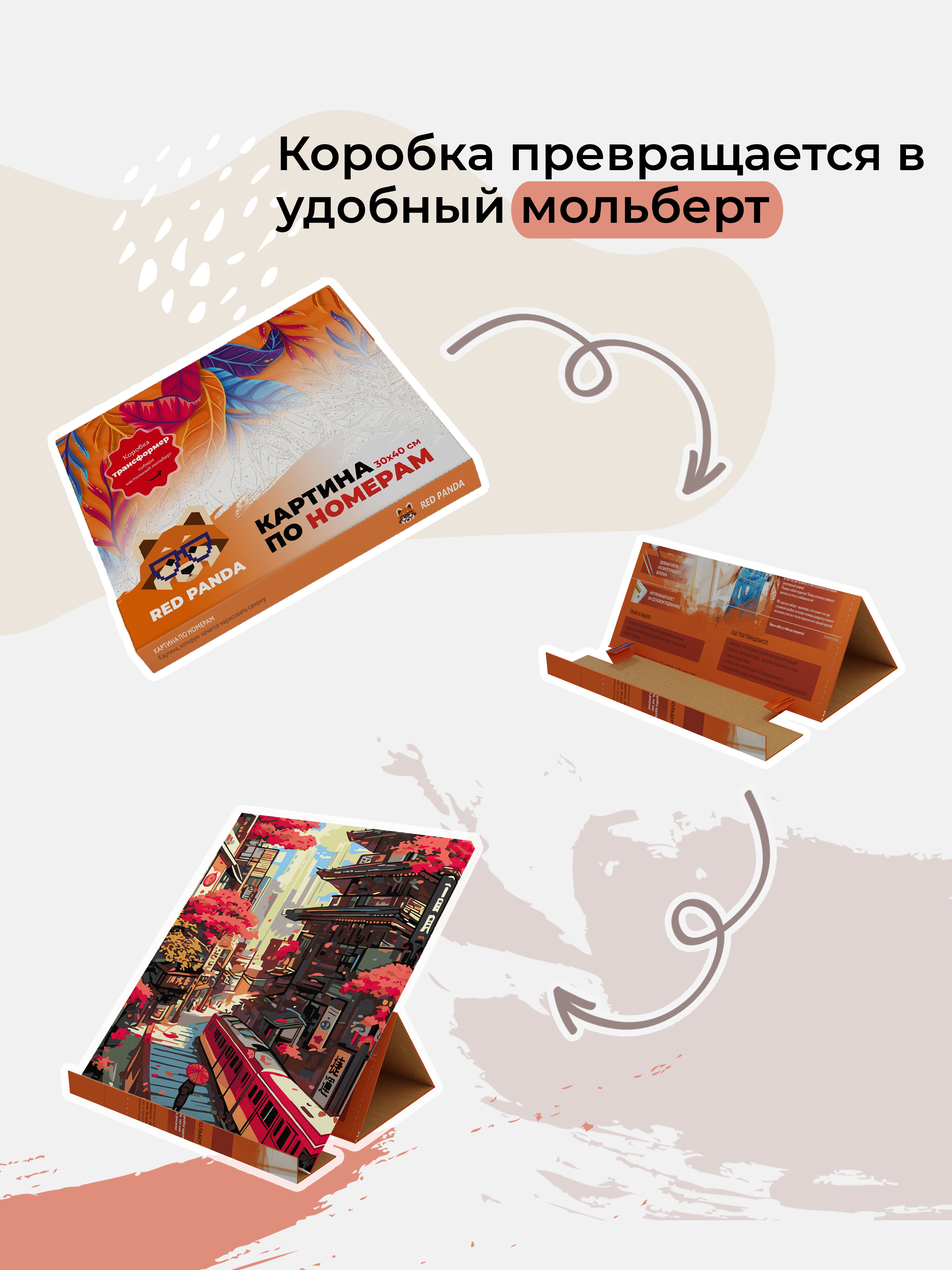 Картина акрилом Red Panda - фото 10